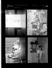 Miscellaneous (People talking and a man fixing something) (4 Negatives), 1960 [Sleeve 27, Folder e, Box 25]